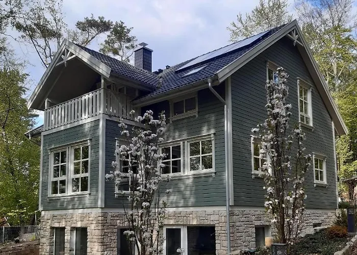 Moderne Im Skandinavischen Stil Am Waldrand Lägenhet Schwielowsee